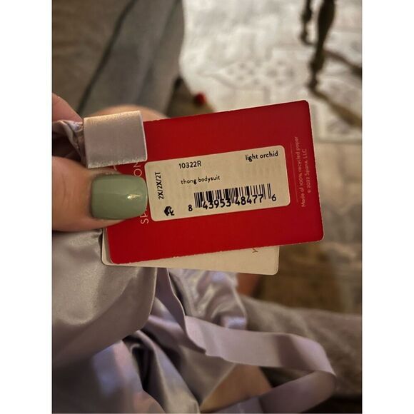 Spanx Thong Bodysuit in Light Orchid sz 2X NWT - Picture 4 of 4